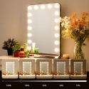 LED Immax HOLLYWOOD Makeup Mirror CCT, LCD Display, USB C/A Outputs, Grey LED Immax HOLLYWOOD Makeup Mirror CCT, LCD Display, USB C/A Outputs, Grey