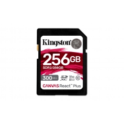 Kingston Technology Canvas React Plus 256 GB SD UHS-II Klases 10
