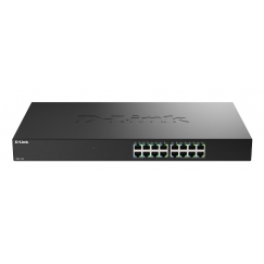 D-Link DMS-1016 Hallitsematon L2+ 2.5G Ethernet (100/1000/2500) musta