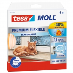 TESA tesamoll 6 m Ovi/Ikkuna Itsekiinnittyvä Läpinäkyvä