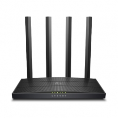 TP-Link Archer C6U langaton reititin Gigabitti Ethernet Kaksitaajuus (2,4 GHz/5 GHz) musta