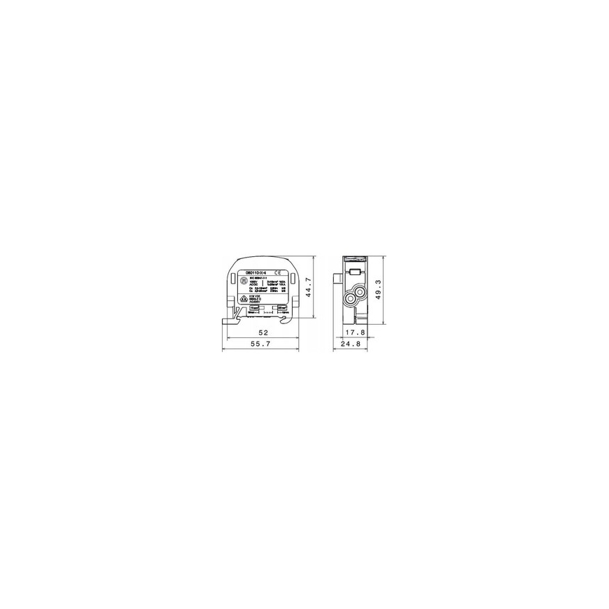 Simet Branch Distribution Block SCB 25 Al/Cu 80110 SIMBLOCK, blue 81501003