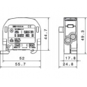 Simet Šakų paskirstījuma bloks SCB 25 Al/Cu 80110 SIMBLOCK, zils 81501003 Simet Šakų paskirstījuma bloks SCB 25 Al/Cu 80110 SIMBLOCK, zils 81501003