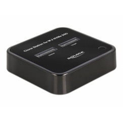 DeLOCK 64177 HDD/SSD dokstacija USB 3.2 Gen 2 (3.1 Gen 2) Type-C Melns