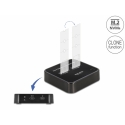 DeLOCK 64177 saugojimo diskų prijungimo stotis USB 3.2 Gen 2 (3.1 Gen 2) Type-C Juoda DeLOCK 64177 saugojimo diskų prijungimo stotis USB 3.2 Gen 2 (3.1 Gen 2) Type-C Juoda