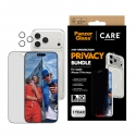PanzerGlass ® | CARE by ® 3-in-1 Flagship Privacy Bundle iPhone 17 Pro Max Caurspīdīgs ekrāna aizsar PanzerGlass ® | CARE by ® 3-in-1 Flagship Privacy Bundle iPhone 17 Pro Max Caurspīdīgs ekrāna aizsar