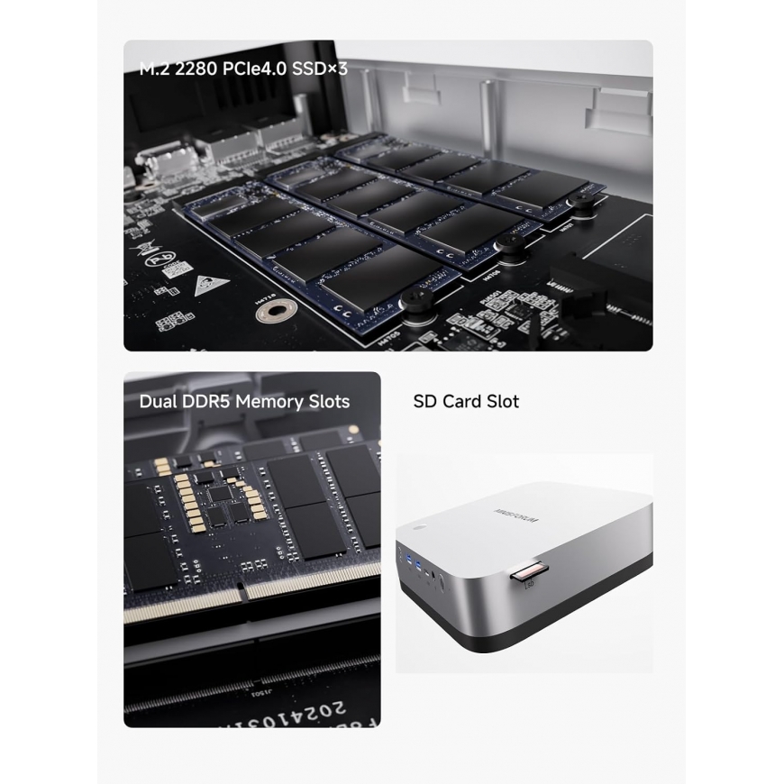 MINISFORUM Miniforum M1 Pro Intel i9-285H 64GB DDR5 M.2 1TB