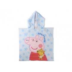 CERDÁ Peppa Pig mikrofiiberipyyheponcho rannalle