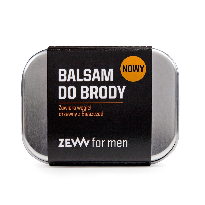 Zew For Men Beard Balm with Charcoal 80ml