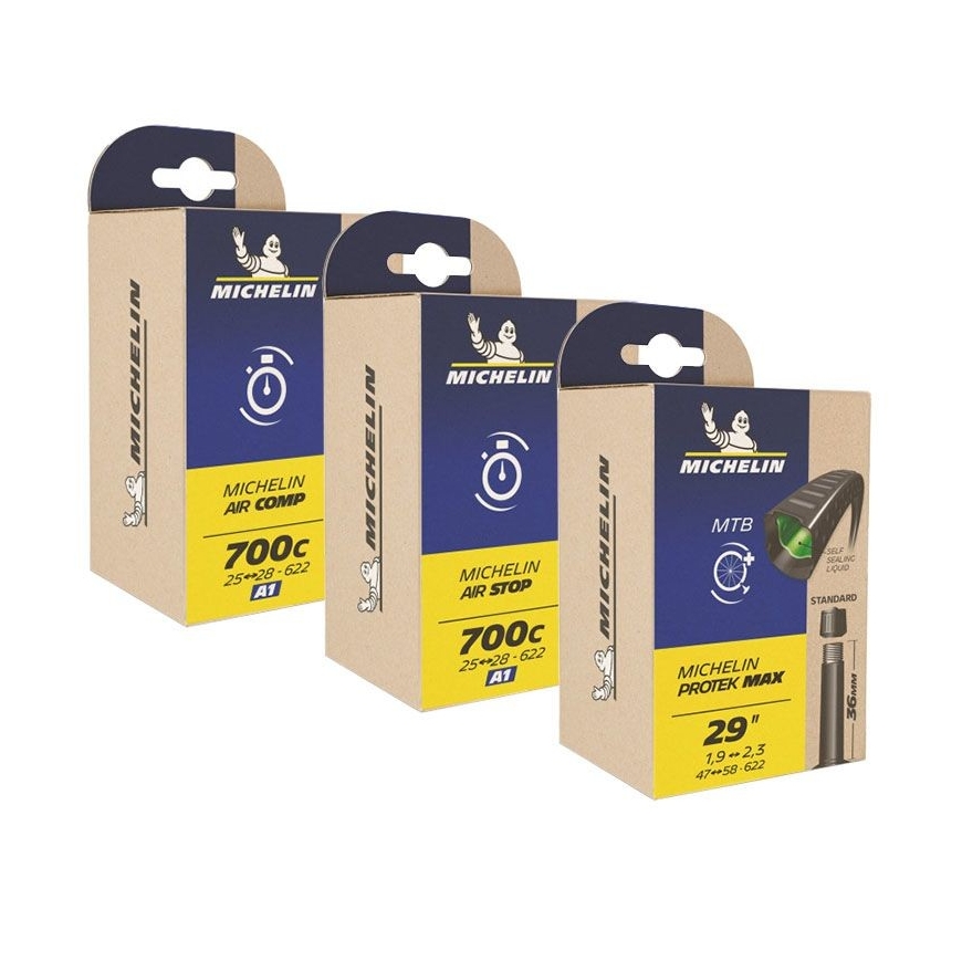 MICHELIN INNER TUBES AIR COMP ULTRALIGHT GAL-FV 48MM 29X1.9/2.5 (605132) – 2