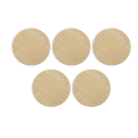 AlgoLaser round bamboo coasters 5 pcs AlgoLaser round bamboo coasters 5 pcs