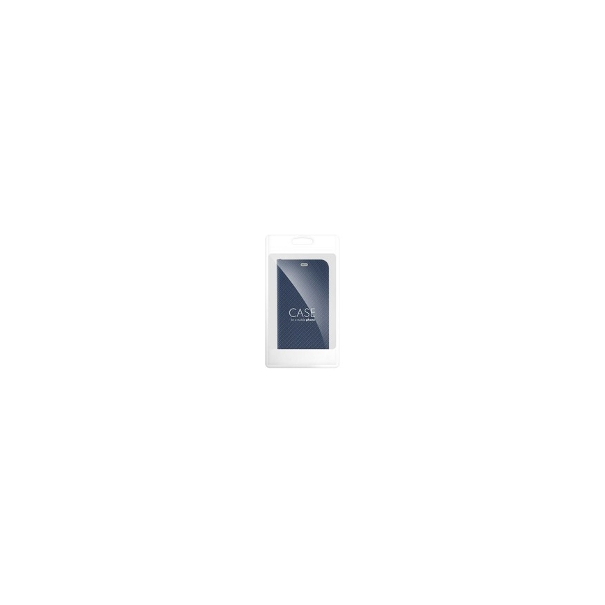 Oem LUNA Book Carbon -kotelo Samsung Galaxy A40:lle sininen. – 2