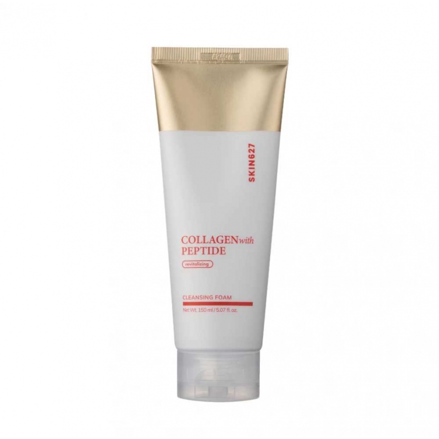 Skin627 pinguldav näopuhastusvaht kollageeni ja peptiididega 150 ml