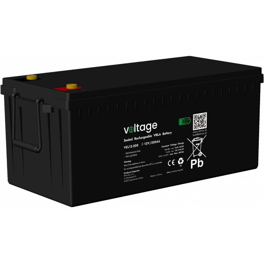 Voltage Akumulators AGM Voltage Long Life