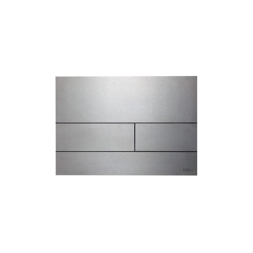 TECEsquare duo button, 220x150 mm, matte stainless steel – 2