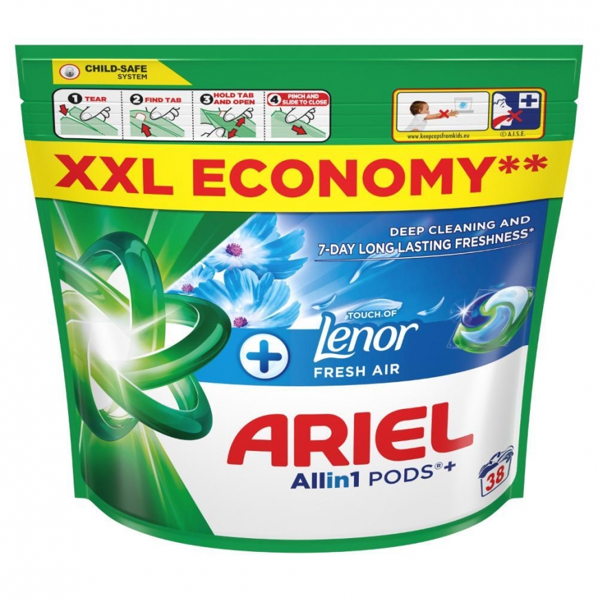 ARIEL Spring Awakening Laundry Capsules, 38 washes. – 2