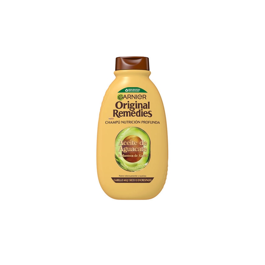 Garnier ORIGINAL REMEDIES Avocado Oil and Sviestmedžių aliejumi Shampoo 400 ml