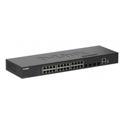 D-Link DGS-1530-28/E võrgulüliti Juhitav L2 Gigabit Ethernet (10/100/1000) Must