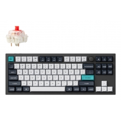 Keychron Q3 Max tastatūra Universāls USB + RF Wireless + Bluetooth QWERTY Ziemeļvalstu Melns, Balts