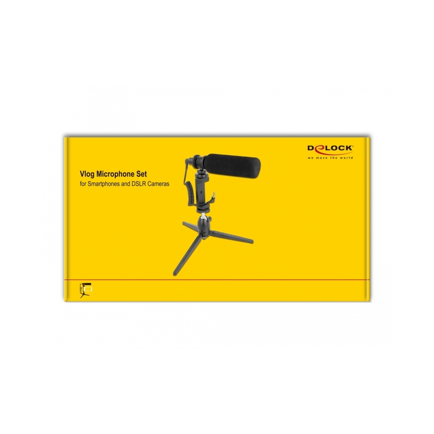 DeLOCK 66582 микрофон Черный Микрофон для смартфона – 3