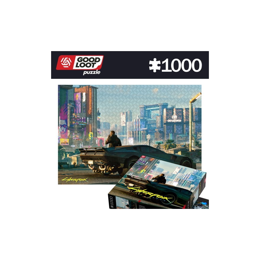 Good Loot Cyberpunk 2077: Mercenary on the Rise Dėlionė 1000 vnt Kompiuterinis žaidimas