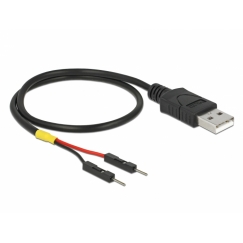DeLOCK 85402 USB kabelis 0,3 m USB A Juoda