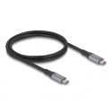 DeLOCK 81191 USB kabelis USB4 Gen 2x2 1 m USB C Juoda, Pilka DeLOCK 81191 USB kabelis USB4 Gen 2x2 1 m USB C Juoda, Pilka