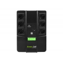 Green Cell AiO 800VA LCD UPS-virtalähde Linjainteraktiivinen 0,8 kVA 480 W 6 AC-pistorasia(a) Green Cell AiO 800VA LCD UPS-virtalähde Linjainteraktiivinen 0,8 kVA 480 W 6 AC-pistorasia(a)