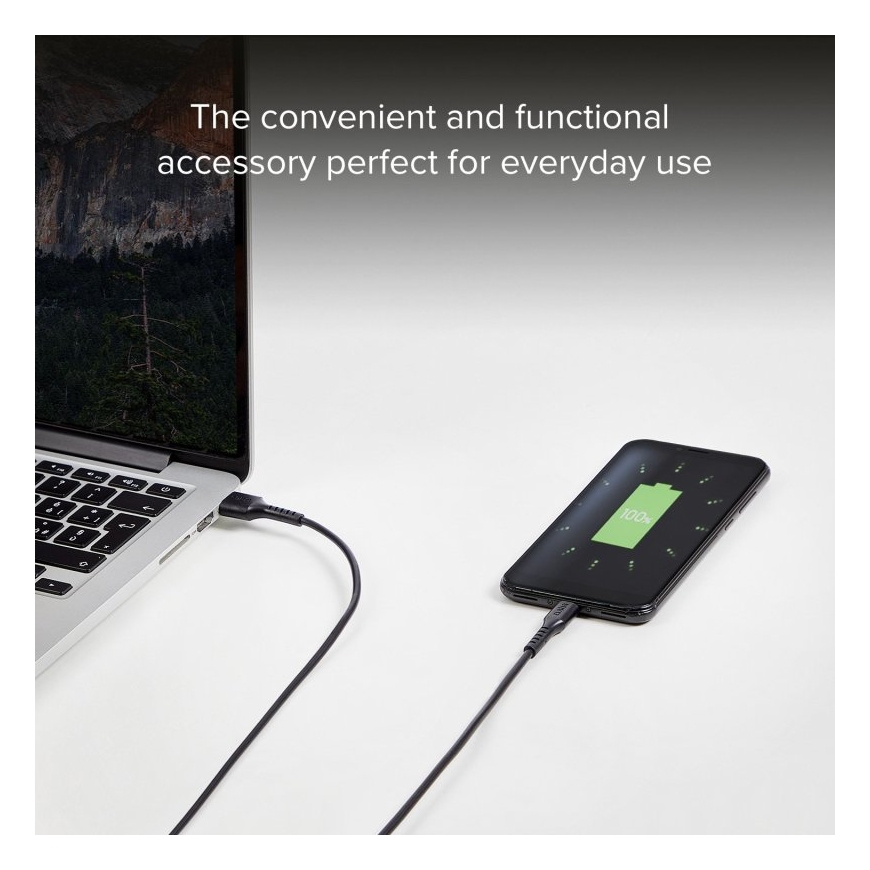 SBS TECABLEMICRO2K USB kabelis USB 2.0 2 m USB A Micro-USB B Juoda – 5