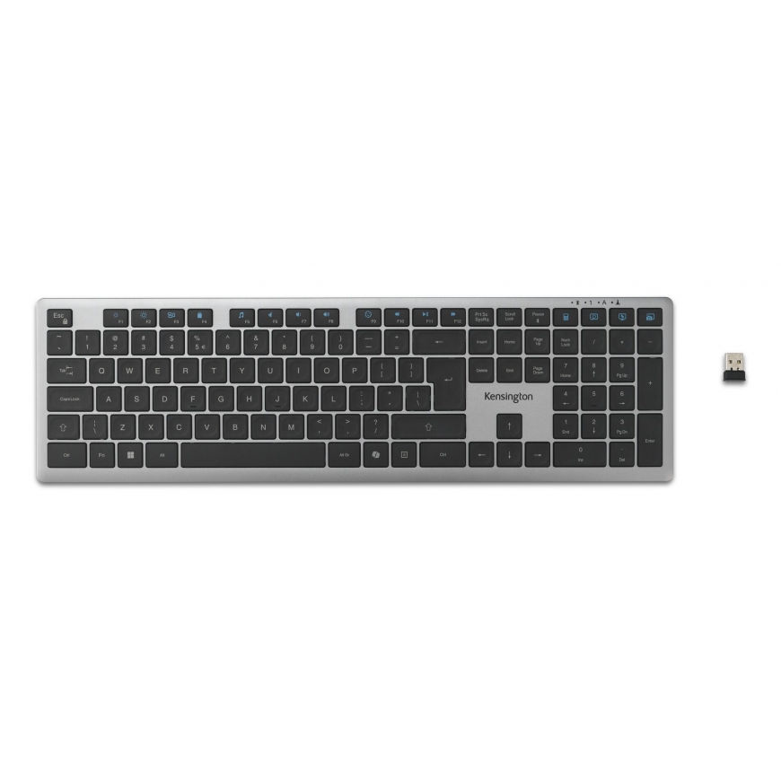 Kensington KB535 EQ Rechargeable Multi-Device Keyboard, Int ENG