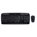 Logitech Wireless Combo MK330 tastatūra Pele iekļauta Birojs USB QWERTY US International Melns Logitech Wireless Combo MK330 tastatūra Pele iekļauta Birojs USB QWERTY US International Melns