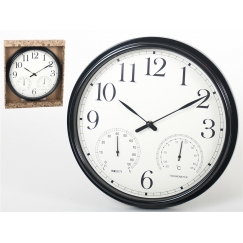 Wall Clock 33 cm, 33 x 4,5 x 33 cm, DECORLIFE