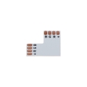 CONNECTOR FOR LED STRIPS AD-TL-6499/Z/L/RGB 10 mm ORNO