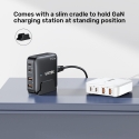 UNITEK P1228ABK01-EU mobiilseadme laadija Universaalne Must Vahelduvvool Kiirlaadimine Hoonesisene