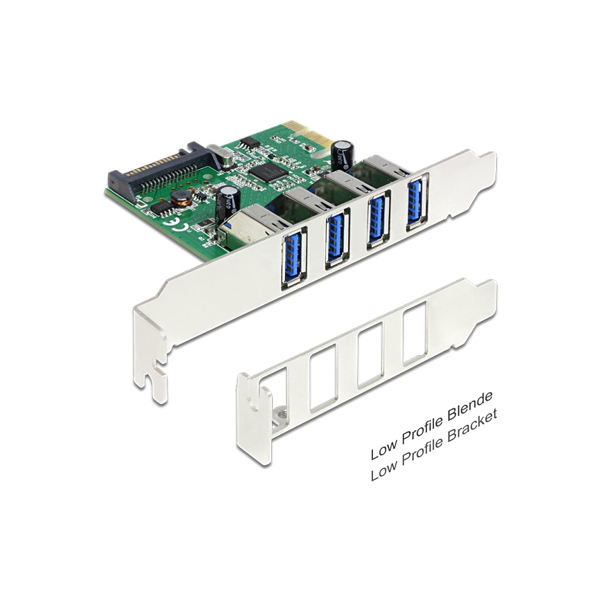 DeLOCK 89360 interface cards/adapter Internal USB 3.2 Gen 1 (3.1 Gen 1) – 4