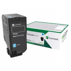 Lexmark 75B20C0 tonera kārtridžs 1 pcs Oriģināls Tirkīzzils