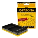 Photo Dual Quick Canon LP-EL USB charger for flash EL-1