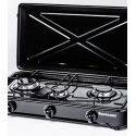 Ravanson K-03TB Juoda, Balta Stalviršis 60 cm Dujinė 3 zone(s) Ravanson K-03TB Juoda, Balta Stalviršis 60 cm Dujinė 3 zone(s)