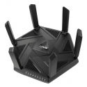 ASUS RT-AXE7800 belaidis maršrutizatorius Trijų dažnio juostų (2,4 GHz / 5 GHz / 6 GHz) Juoda ASUS RT-AXE7800 belaidis maršrutizatorius Trijų dažnio juostų (2,4 GHz / 5 GHz / 6 GHz) Juoda