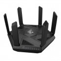 ASUS RT-AXE7800 belaidis maršrutizatorius Trijų dažnio juostų (2,4 GHz / 5 GHz / 6 GHz) Juoda ASUS RT-AXE7800 belaidis maršrutizatorius Trijų dažnio juostų (2,4 GHz / 5 GHz / 6 GHz) Juoda