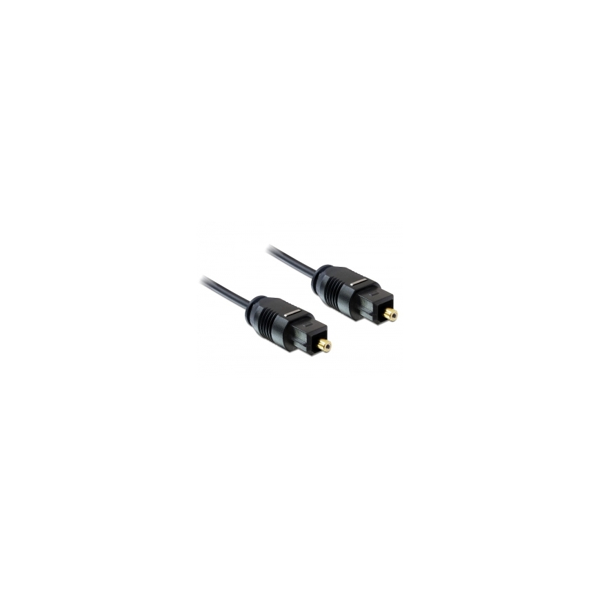 DeLOCK 2m Toslink Standard audio cable Black