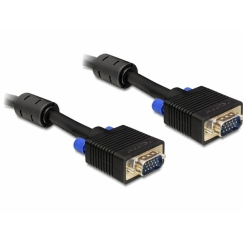 DeLOCK 5m VGA Cable VGA кабель VGA (D-Sub) Черный