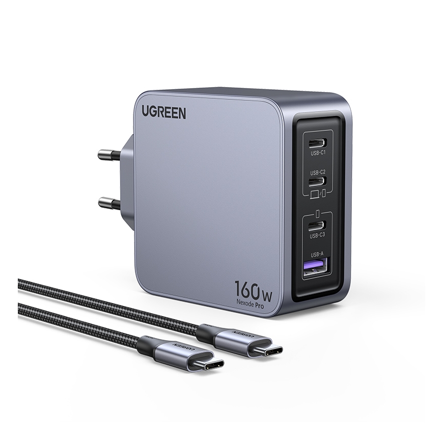 Ugreen Nexode Pro 160W GaN Charger with USB-C Cable – 2