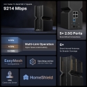 TP-Link Archer BE550 belaidis maršrutizatorius 2.5 Gigabit Ethernet Trijų dažnio juostų (2,4 GHz / 5 TP-Link Archer BE550 belaidis maršrutizatorius 2.5 Gigabit Ethernet Trijų dažnio juostų (2,4 GHz / 5