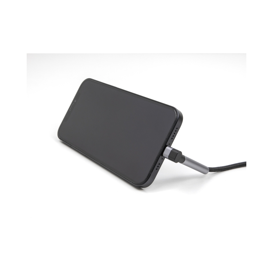 DeLOCK 85404 кабель с разъемами Lightning 1,5 m Черный, Серый – 2