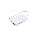 D-Link DUP-501 keskitin USB 3.2 Gen 1 (3.1 Gen 1) Type-C 5000 Mbit/s Valkoinen D-Link DUP-501 keskitin USB 3.2 Gen 1 (3.1 Gen 1) Type-C 5000 Mbit/s Valkoinen