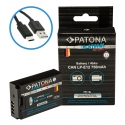 PATONA Platinum battery with USB-C input for Canon LP-E12 EOS 100D EOS-M50 EOS-100D PATONA Platinum battery with USB-C input for Canon LP-E12 EOS 100D EOS-M50 EOS-100D