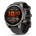 Garmin fēnix 8 Pro 3.56 cm (1.4") AMOLED 47 mm Digital 454 x 454 pixels Touchscreen Graphite, Titani