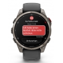 Garmin fēnix 8 Pro 3.56 cm (1.4") AMOLED 47 mm Digital 454 x 454 pixels Touchscreen Graphite, Titani