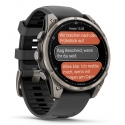 Garmin fēnix 8 Pro 3,56 cm (1.4") AMOLED 47 mm Digitāls 454 x 454 pikseļi Skārienjūtīgais ekrāns Gra Garmin fēnix 8 Pro 3,56 cm (1.4") AMOLED 47 mm Digitāls 454 x 454 pikseļi Skārienjūtīgais ekrāns Gra